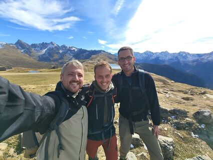 Photo de Fabian Münster le long du parcours