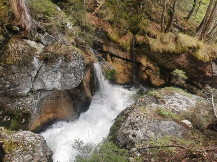 Wasserfall von oben