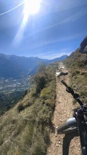 Foto von Freebiker entlang der Tour
