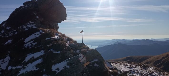 Zdjęcie z Paolo Piralla wzdłuż trasy