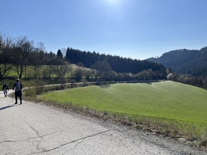 Foto von Bernhard Koller entlang der Tour