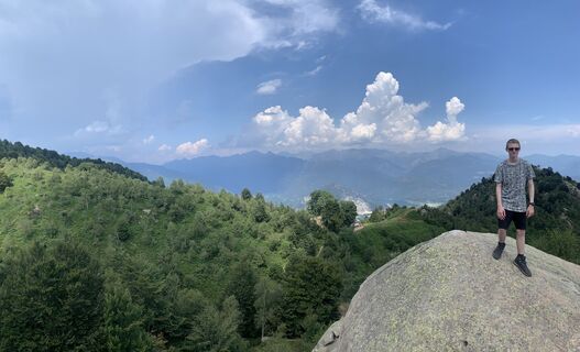 Foto de Koen De Wit a lo largo del recorrido