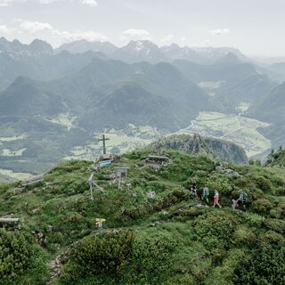 Fantastischer Fernblick vom Gipfel.
