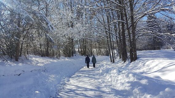 Schöner Winterwanderweg
