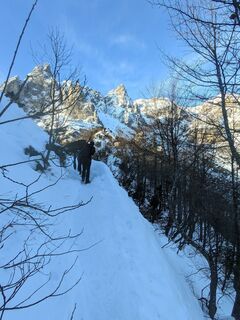 Foto von Dario entlang der Tour