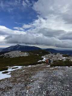 Foto von Tetiana Glushachenko entlang der Tour
