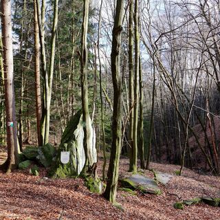 Der unter Naturschutz stehende Teufelsstein
