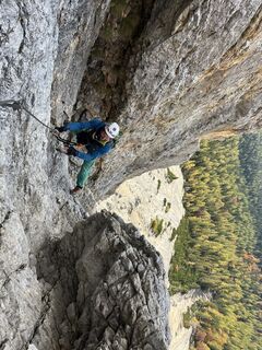 Foto de Christian Schremser a lo largo del recorrido