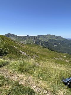 Fotografia z Nicola Florini na trase