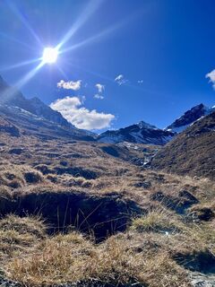 Foto de Lars Fluetsch a lo largo del recorrido