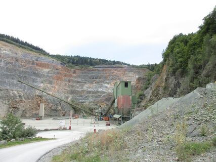 Diabas-Steinbruch, Straße zum Hubenbauer