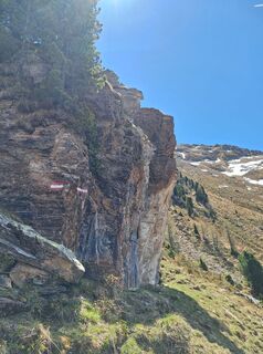Photo de Dagmar Hofer le long du parcours