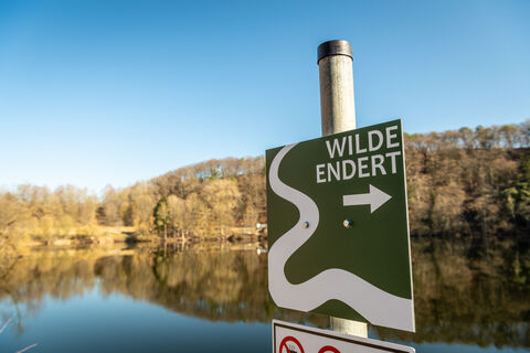 Start zum Wanderweg Wilde Endert, Ulmen