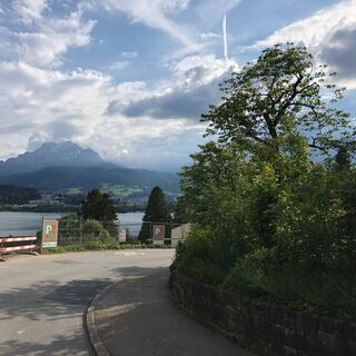 Bellerivestrasse, Blick Richtung Pilatus