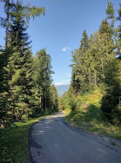 Photo de Peter Fasol le long du parcours