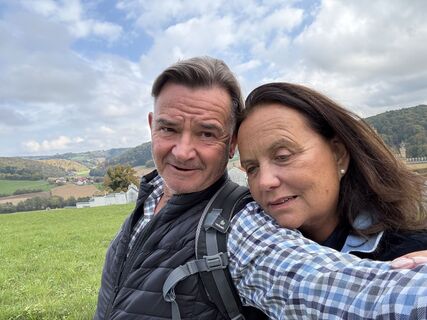 Photo de Walter Baumgartner le long du parcours