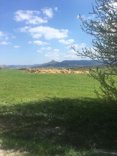 Blick zur Burg Hohenzollern