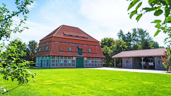 Der Kornspeicher in Nieder Ochtenhausen von Außen
