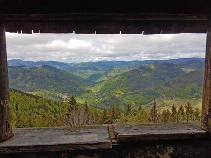 Fernsicht Hochkopfturm