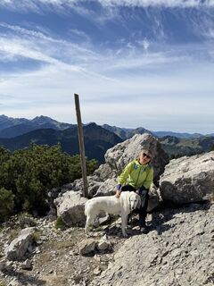 Photo de Dr. Katarzyna Milkowska-Leyck le long du parcours