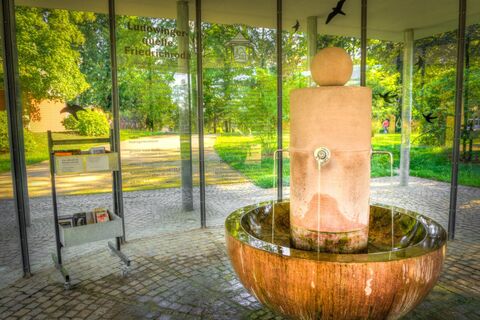 Ludowingerquelle im Trinkpavillon - Kurpark Friedrichroda