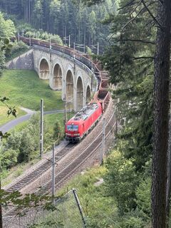 Foto de Johann Rameder a lo largo del recorrido