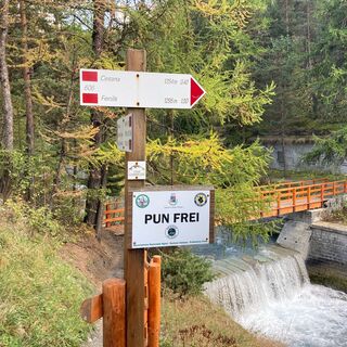 Wegbeschreibung Kalte Brücke über den Fluss Ripa - Cesana T.se