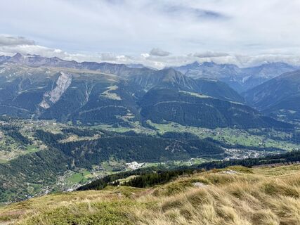 Foto von Käthi Schönbächler entlang der Tour
