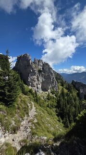 Foto von Klementina Gartner entlang der Tour
