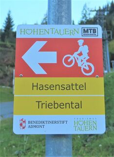 MTB Beschilderung Hohentauern
