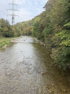 Foto von Astrid entlang der Tour