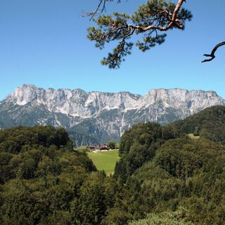Ausblick auf das Untersbergmassiv