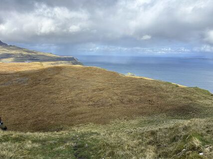 Photo de Norbert Herbig le long du parcours