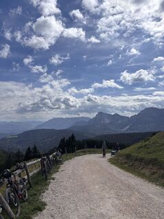 Foto von Heinz Sperl entlang der Tour