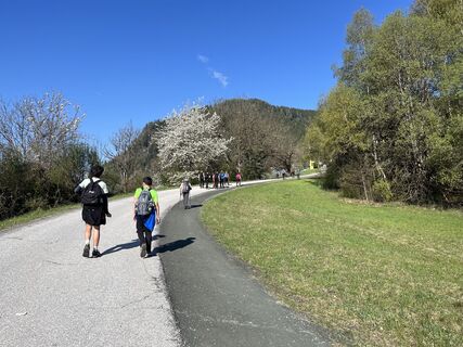 Foto von Bernhard Koller entlang der Tour