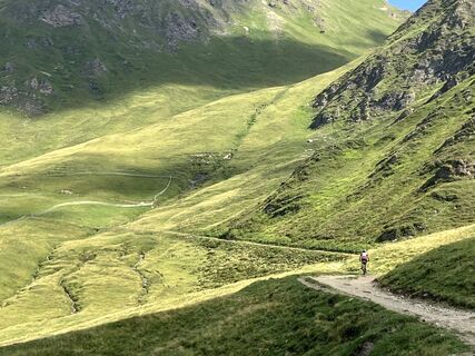 Foto von Gianfranco Beccaro entlang der Tour
