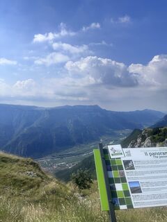 Photo de Francesca Aloia le long du parcours