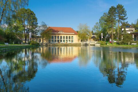 Festhalle Bad Brambach im Frühling