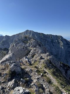 Fotografia z Jure Smej na trase