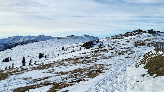 Foto von Heide Baumgartner entlang der Tour