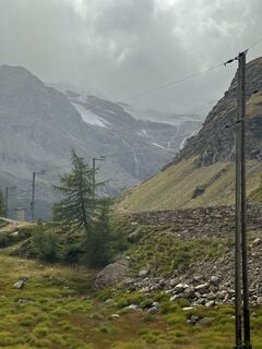 Photo de Marco Angelo Bongini le long du parcours
