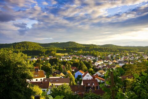 Blick auf den Ort Kirkel