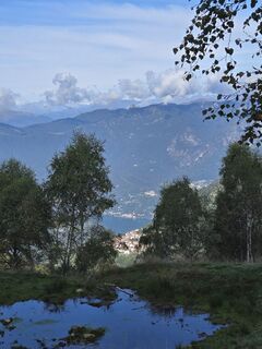 Photo de Francesca Semeraro le long du parcours