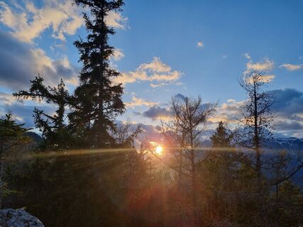 Foto de Christina Fröhlich a lo largo del recorrido