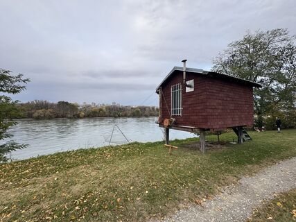 Foto von Peter Szöke entlang der Tour