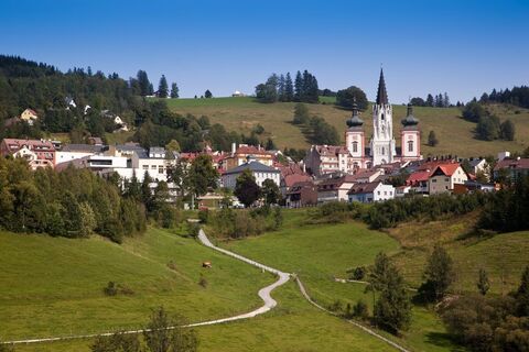 Ausblick vom Bauernhof Feldbauer