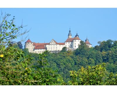 Schloss Langenburg oberhalb des Jagsttals
