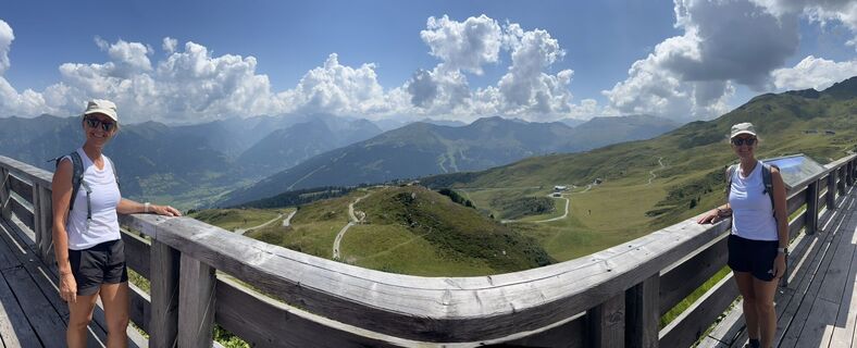 Foto de Michael Pehböck a lo largo del recorrido