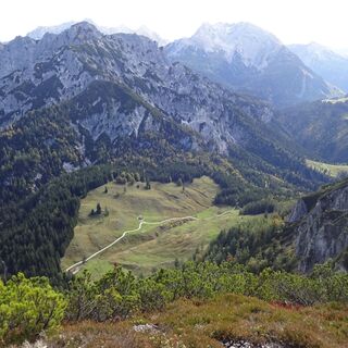 Blick auf die Hundsalm