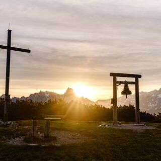 Sonnenaufgang am Gipfel